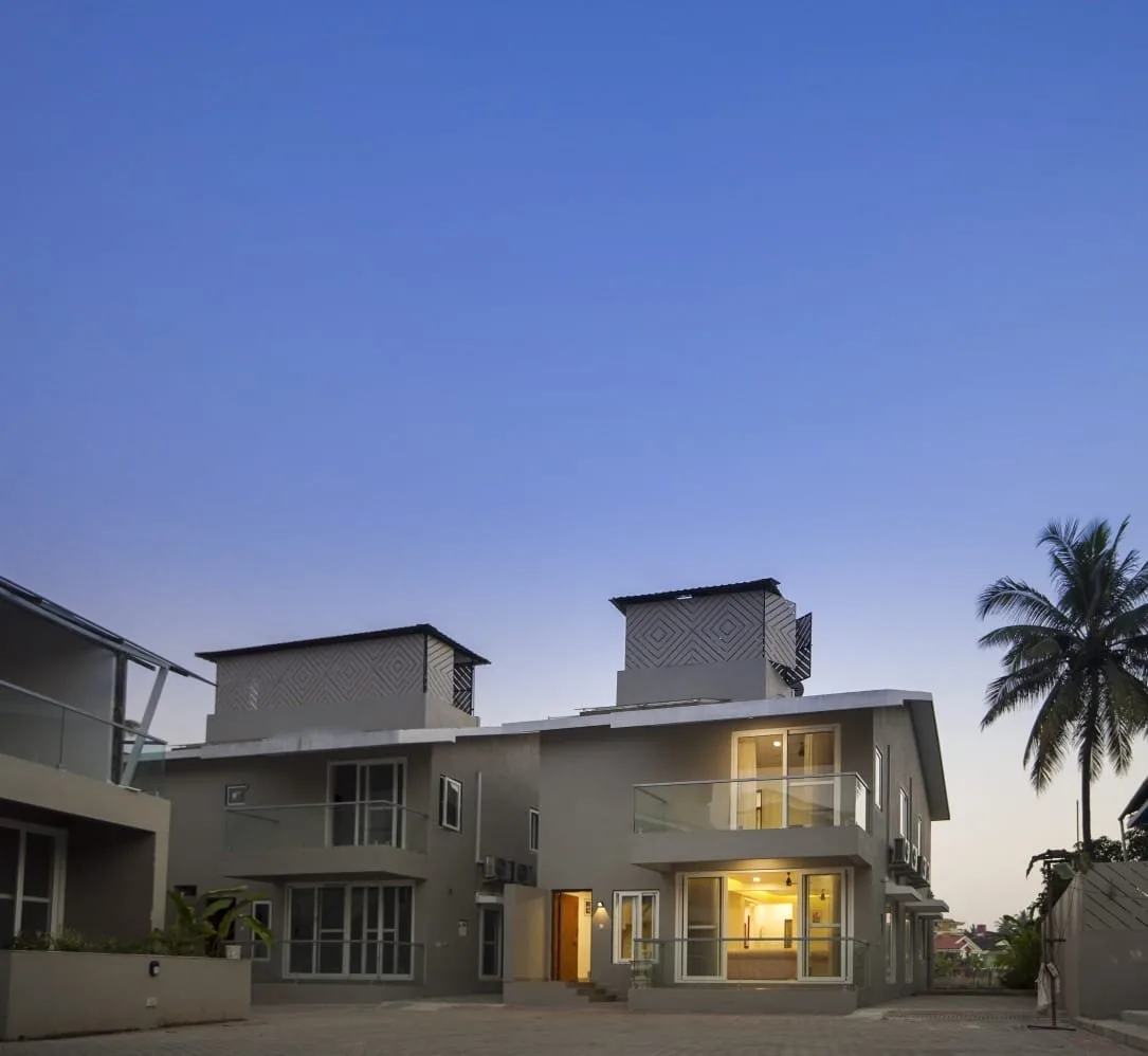 Ambica villas at dusk
